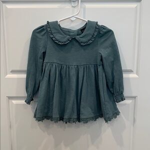 🌺Cynthia Rowley Blouse with Peter Pan Collar